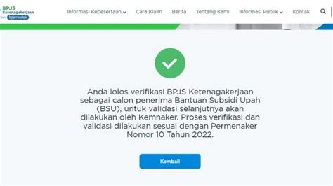 bpjs kemnaker|Cek BSU 2022 di kemnaker.go.id, Cara Daftar Akun hingga Lihat .